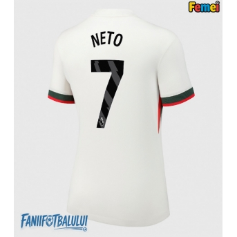 Chelsea Pedro Neto #7 Tricou Fotbal Replică 2025-26 Femei Deplasare